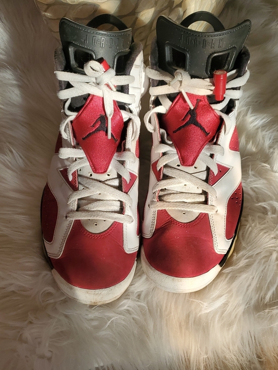 Jordan Other - Nike Air Jordan Carmine Retro OG   Midi Red White  Sneaker Size 10